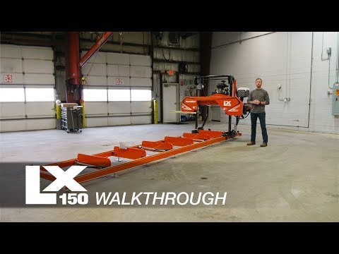 LX150 Twin Rail Portable Sawmill Walkthrough | Wood-Mizer