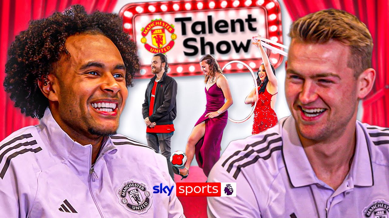 Manchester United's De Ligt & Zirkzee JUDGE Fan Talent Show! 😂