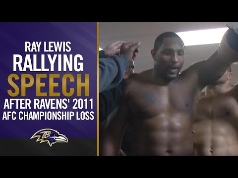 Ray Lewis' Rallying Speech After Ravens' 2011 AFC Championship Loss | Baltimore Ravens