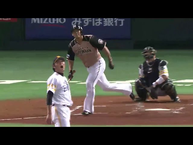 【3回表】ファイターズ中田 12試合ぶりの一発は完璧23号2ラン!! 2014/8/27 H-F