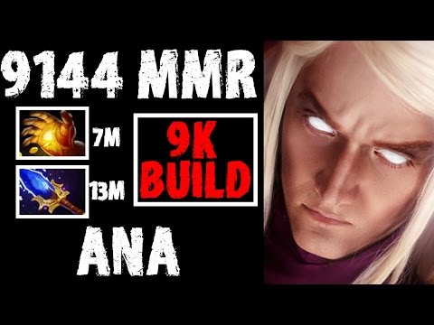 ANA Invoker Road to Miracle MMR 9K Build Dota 2