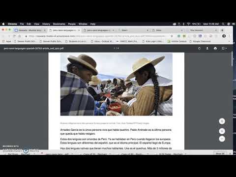 News Ela Idiomas de Periu