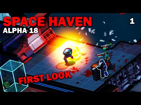The Vulture Flies: Space Haven Alpha 18 First Look (Brutal Difficulty No Research) [S1 EP1]