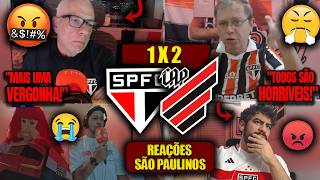 REAÇÕES dos SÃO PAULINOS - SÃO PAULO 1X2 ATHLETICO-PR - BRASILEIRÃO 2026 - SÃO PAULO PRÓXIMO DO Z4!