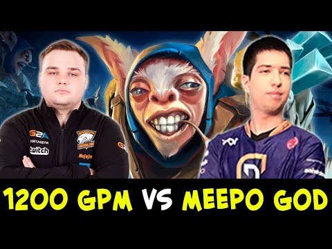 1200 GPM 9k Alchemist vs Meepo God — Noone vs w33