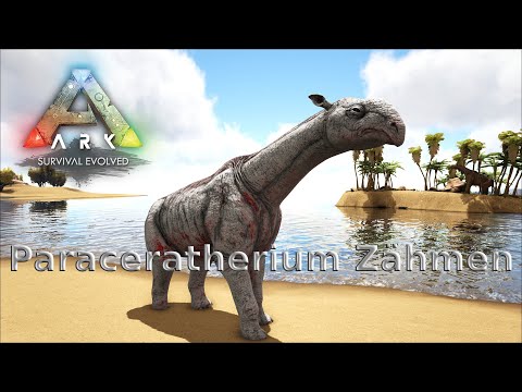 ARK How to tame Paraceratherium Solo Zähmen  #Ragnarok / German Tutorial