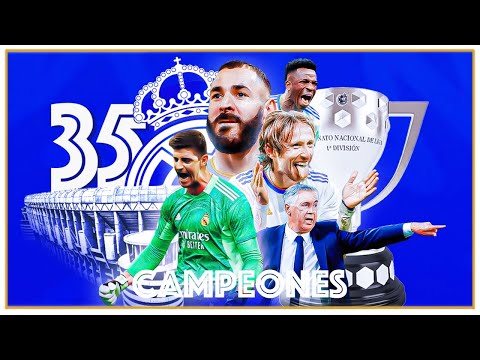 REAL MADRID LEAGUE CHAMPION 2021-2022 🏆 The BENZEMA LEAGUE 🤍💜