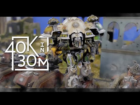 Warhammer 40k Battle Report White Dwarf 2019 Ynnari versus Spring 2019 FAQ Imperial Knights 1750pts