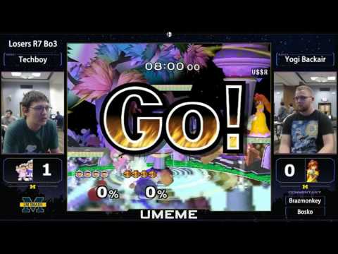 UMeMe 56 - Techboy (Ice Climbers) vs Yogi Backair (Peach) - LR7