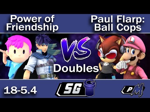 SG 18-5.4 Doubles - Power of Friendship (B) vs Paul Flarp: Ball Cops (R)