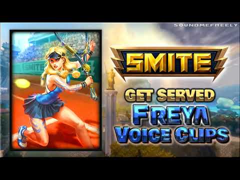 All Get Served Freya Voice Clips • Smite • All Skin Voice Lines (Jamie Marchi) 2014