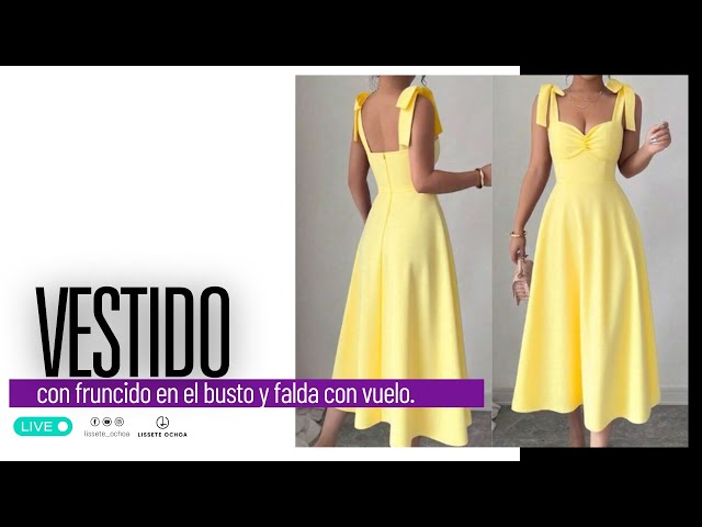 Vídeo relacionado con SPRINGFIELD Vestido Largo con Estampado Y Pecho Fruncido