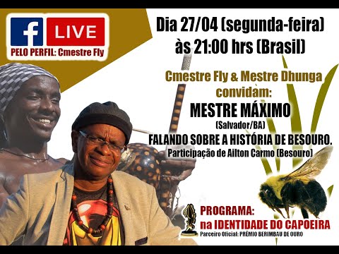 24ª LIVE NA IDENTIDADE DO CAPOEIRA - HISTÓRIAS DE BESOURO