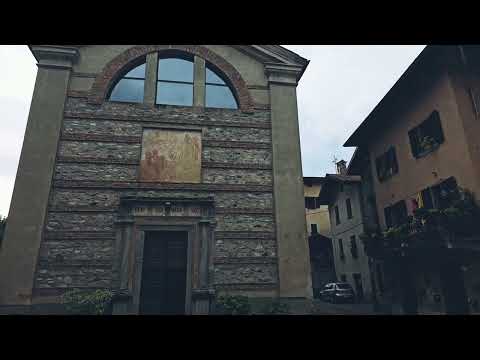 4K Italy Como Lake Gera Lario City Street Walk Lago di Como 2024 Poland