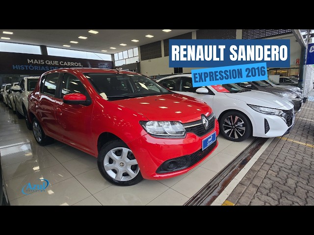 Vídeo RENAULT SANDERO 1.6 EXPRESSION 8V FLEX 4P MANUAL