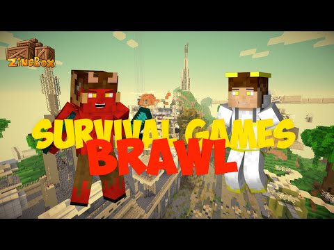 Minecraft Survival Games Brawl #6- Half Heart Clutch!