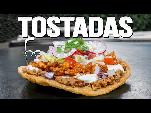 THE BEST MEXICAN TOSTADAS AT HOME! | SAM THE COOKING GUY