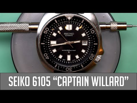 Seiko 6105 "Captain Willard" Vintage Watch Restoration