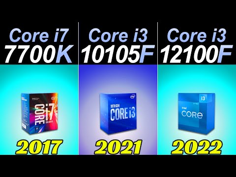 i7-7700K vs i3-10105F vs i3-12100F | How Much Performance Difference?