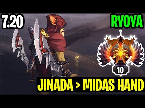 Ryoya Top 10 World Using Bounty Hunter 7.20 Jinada - Dota 2