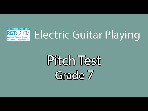 RGT Electric Guitar - Grade 7 - Pitch Test