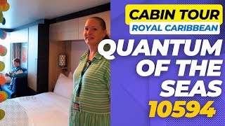 Cruise CABIN TOUR 10594: Quantum of the Seas | Royal Caribbean | Balcony