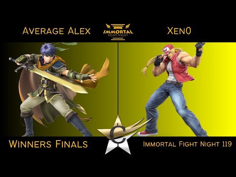 Immortal Fight Night 119 Winners Finals - Average Alex (Ike) vs Xen0 (Terry) Smash Ultimate - SSBU
