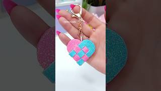 Download lagu Cute heart keychain idea 💖 Easy craft ideas 💖 #diy #craft #artandcraft #art #gift mp3