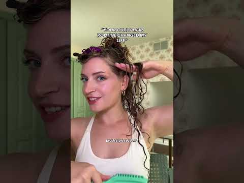 itsbarbiedelle full curly hair routine