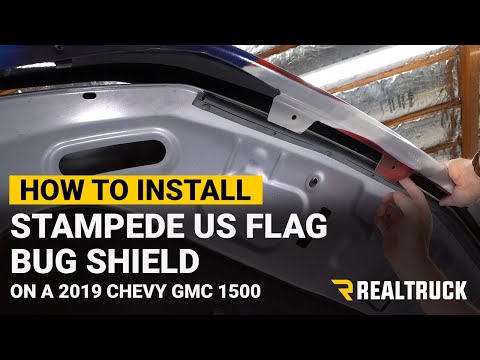 How to Install Stampede US Flag Bug Shield on a 2019 Chevy Silverado