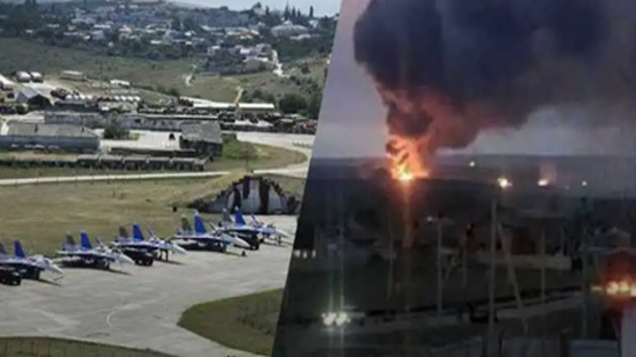 EXPLOSIONS IN DZHANKOI: UKRAINE STRIKE AN AIRFIELD IN OCCUPIED CRIMEA || 2025