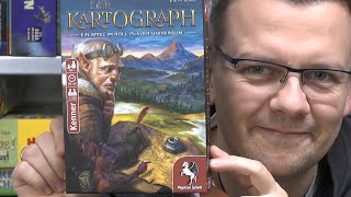 Der Kartograph (Pegasus Spiele) - ab 10 Jahre - nominiert zum Kennerspiel des Jahres 2020