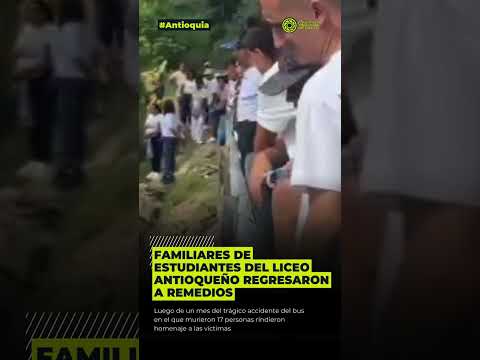 Familiares de estudiantes del Liceo Antioqueño regresaron a Remedios