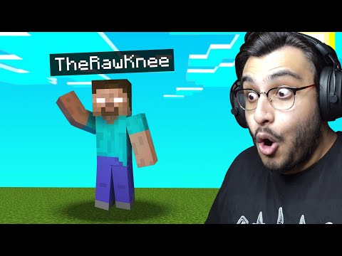 The RawKnee Games - MINECRAFT BUT I CAN BECOME HEROBRINE | RAWKNEE