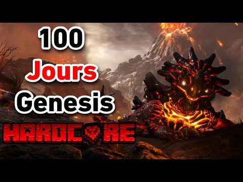 I survived 100 days in Hardcore on Genesis (modded ARK)