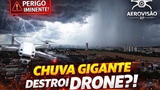 CHUVA GIGANTE VINDO… E EU ESTAVA COM O DRONE NO AR! 😳
