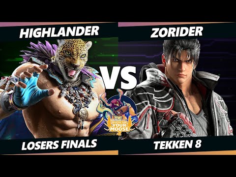 Show Me Your Moose 2 LOSERS FINALS - Highlander (King) Vs. ZoRider (Jin) Tekken 8