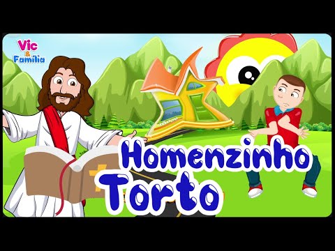 Vic e Família🤪Homenzinho Torto🏡 #louvorinfantil