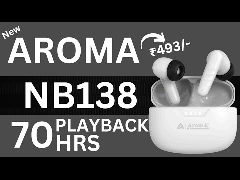 Aroma NB138 Ascrow Earbuds Only @493/- 🔥  Best TWS Earbuds Under 500 @Bisnu
