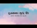 Danena Thuru Maa(දැනෙනා තුරු මා) by Dinesh Gamage/Kanchana Anuradhi- Lyric Video by The Lyricist