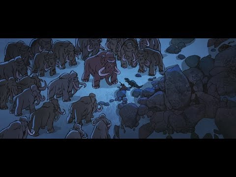 Genndy Tartakovsky's Primal | Spear and Fang vs. Woolly Mammoth Herd