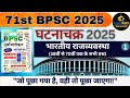 71st BPSC Pre Exam 2025 Ghatna Chakra Purvalokan INDIAN POLITY P 1 BPSC Previous Year Question
