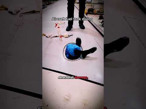 Airplane Fuel Tank Diving 😬