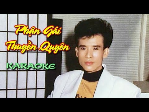 Phận Gái Thuyền Quyên - Karaoke Tone nam