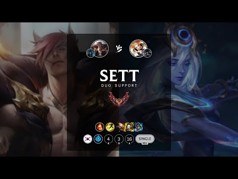 Sett Support vs Lux - KR Grandmaster Patch 12.16