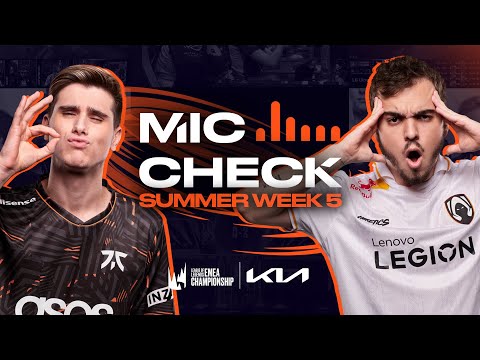 Fight for Playoffs! | Kia Mic Check | 2023 LEC Summer Week 5