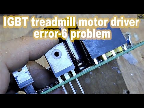 Treadmill error-6 problem repair.