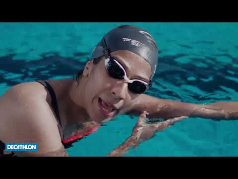 How should you breathe on your side when swimming