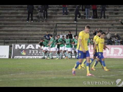 2ºB 12/13: J10 CACEREÑO - CADIZ (2-0)