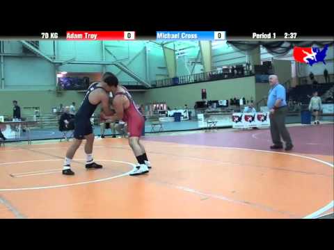 Adam Troy vs. Michael Cross at 2013 ASICS University Nationals - GR